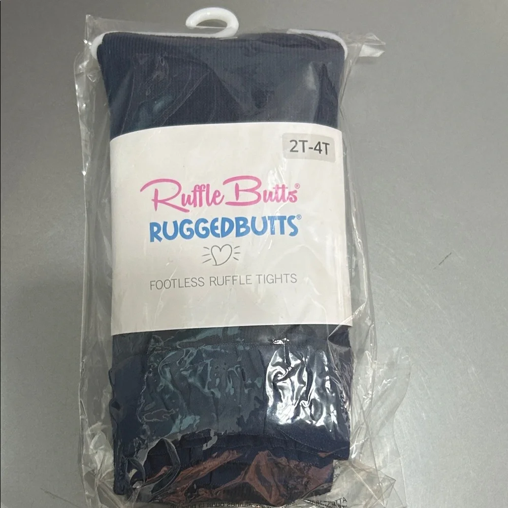 Girls 2T-4T footless ruffle tights new NWT